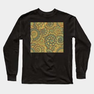 Selva. Tribal seamless pattern Long Sleeve T-Shirt